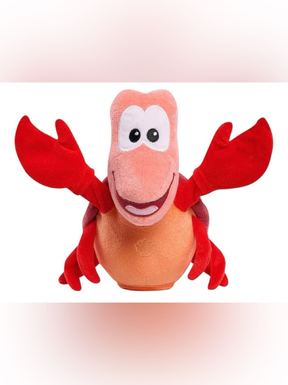 Disney Plush Sebastian Crab dining & dancing -